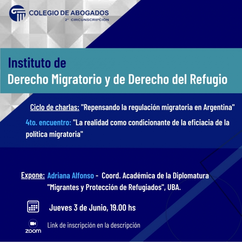 4to encuentro: "La Realidad como Condicionante de la Eficacia de la Política Migratoria"